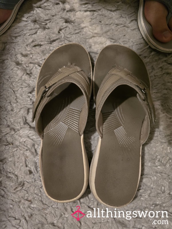 Well-Worn Flip-Flop Sandals