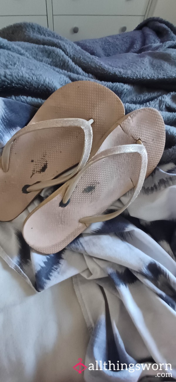 Well Worn Flip Flops