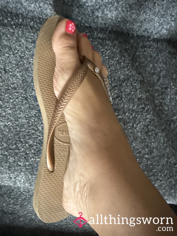 Well Worn Flip Flops