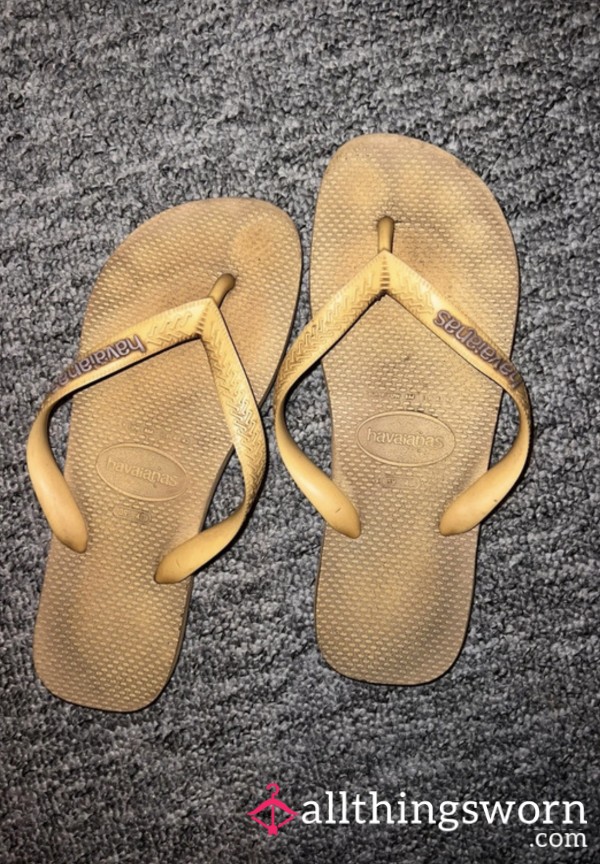 Well Worn Flip Flops