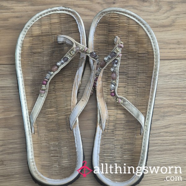 Well Worn Flip Flops