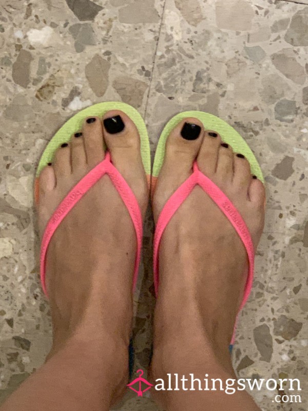 Well Worn Flip Flops