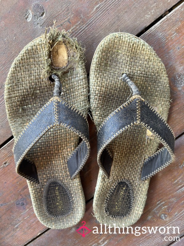 Well Worn Flip Flops