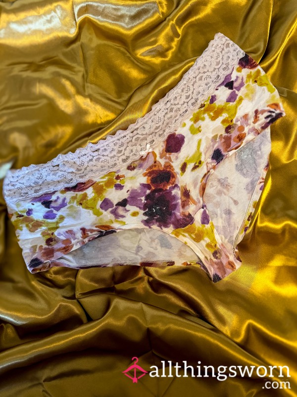 Well Worn Flor*l Panties