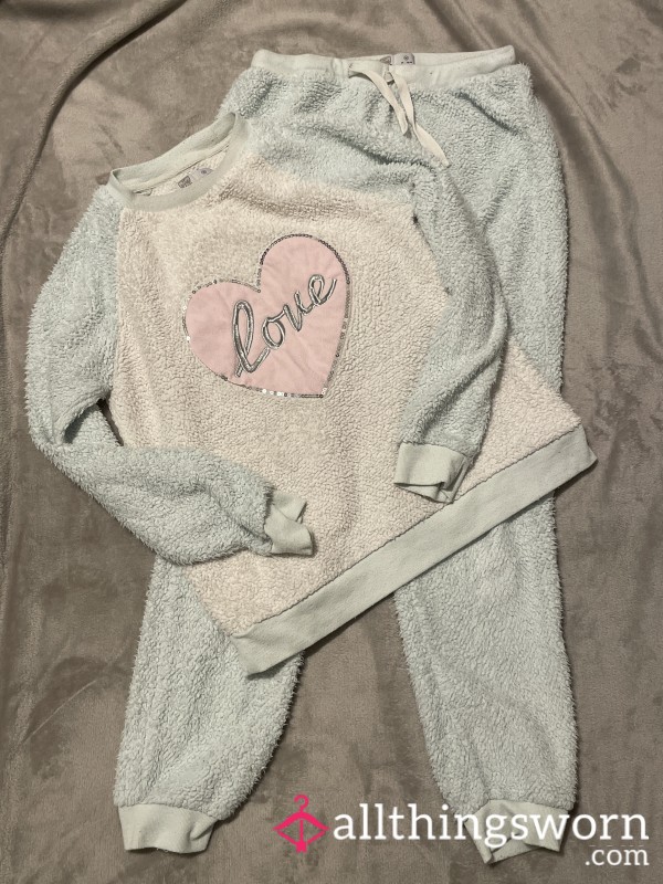 Well Worn Fluffy Love Pyjamas