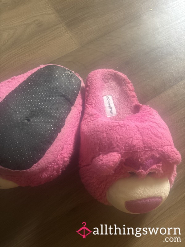 Well Worn Fluffy Slippers