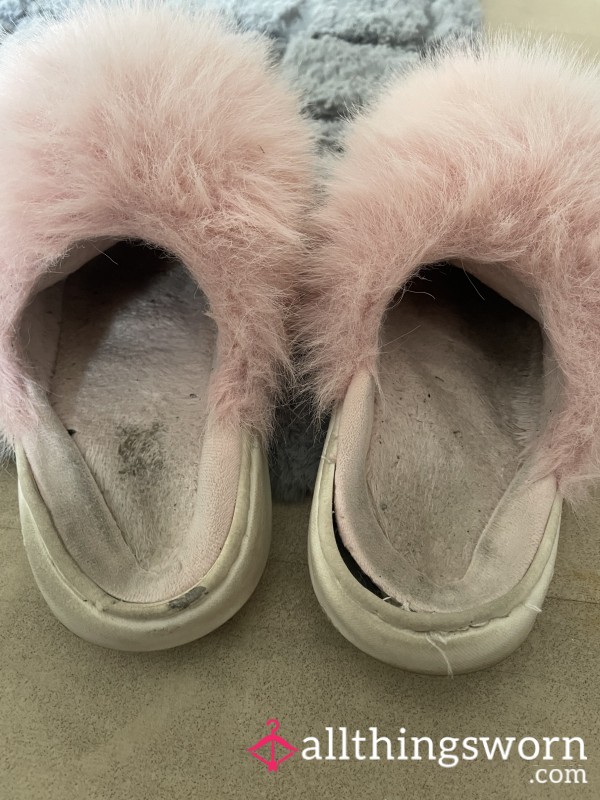 Well-worn Fluffy Slippers