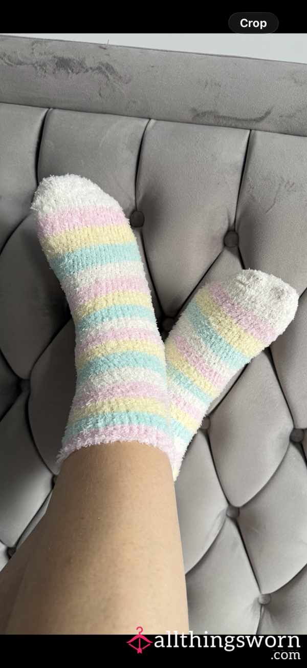 Well Worn Fluffy Socks