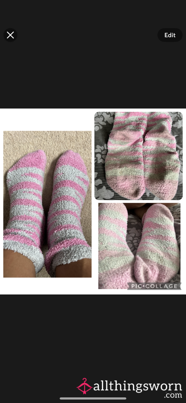 Well Worn Fluffy Socks