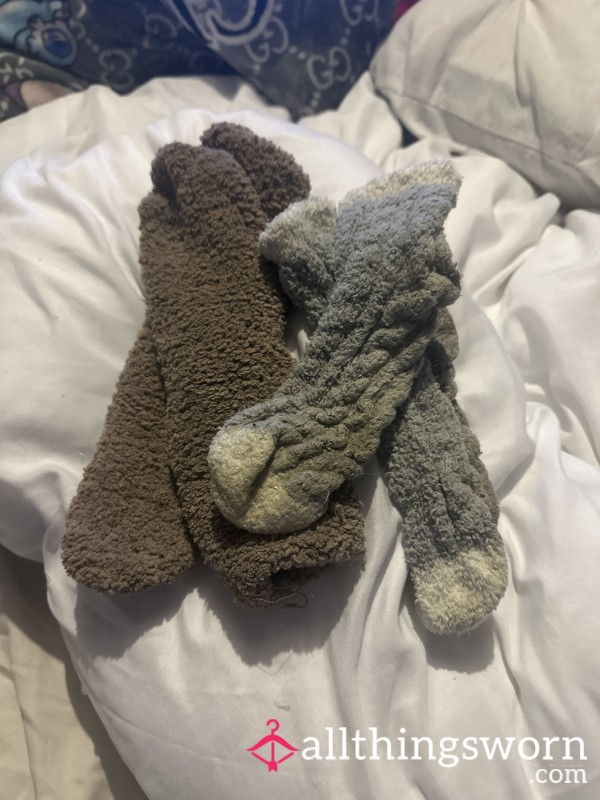 Well Worn Fluffy Socks