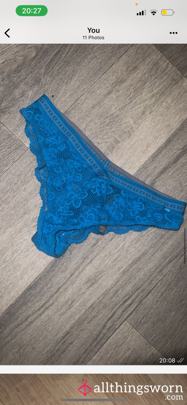 🍑 Well-Worn Full Brief Panties – Soft, Scented & Soaked In Me 💋