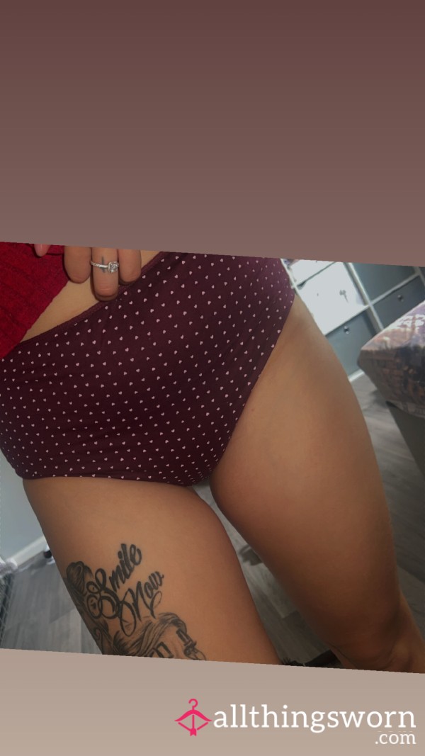 🍑 Well-Worn Full Brief Panties – Soft, Scented & Soaked In Me 💋