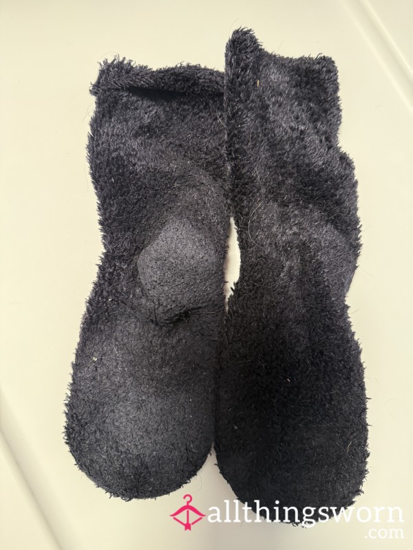 Well- Worn Fuzzy Socks