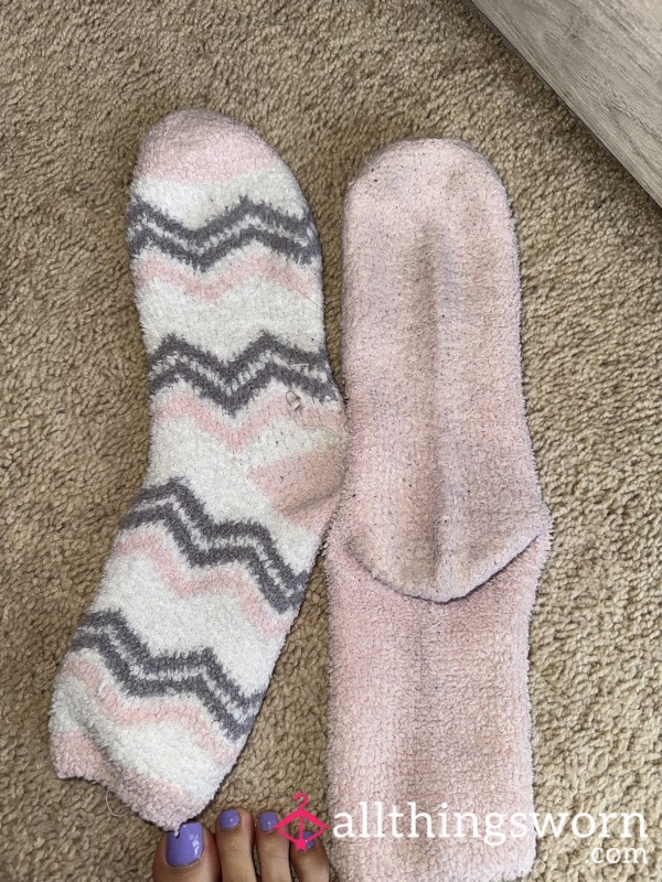 Well Worn Fuzzy Socks