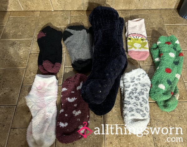 Well Worn Fuzzy Socks - 3 Day Wear