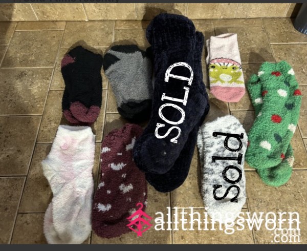 Well Worn Fuzzy Socks - 3 Day Wear