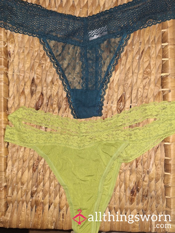 Well-worn Green Thong With Delicious Scent💋