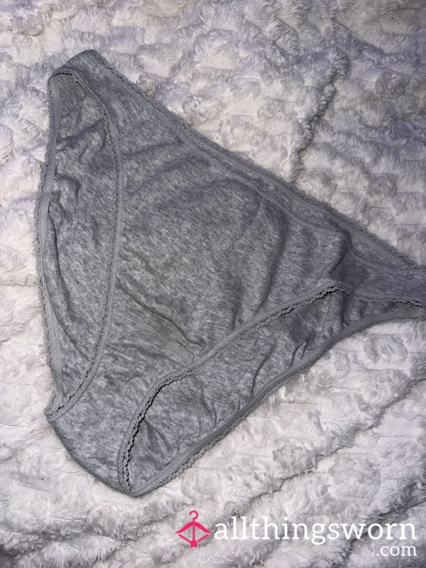 Well Worn Grey Fullback Bikini • L