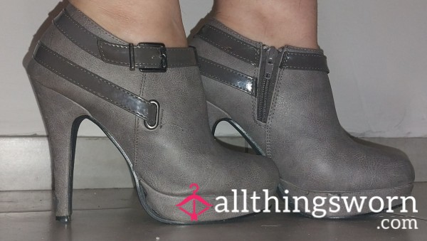 Well Worn Grey High Heels
