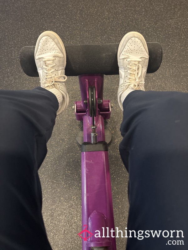 Well Worn Grey Nike Dunks!