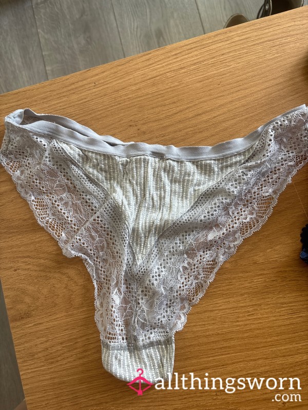 Well Worn Grey Panties
