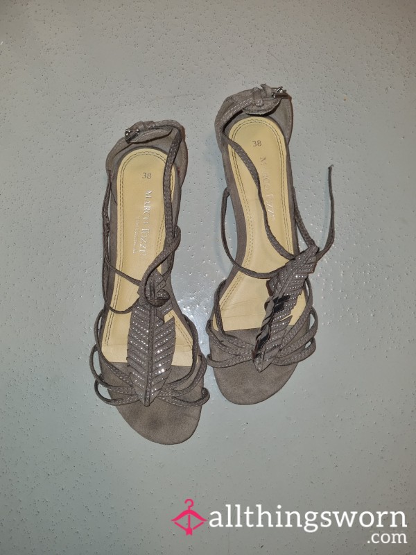 Well-Worn Grey Sandals – Loved For Years