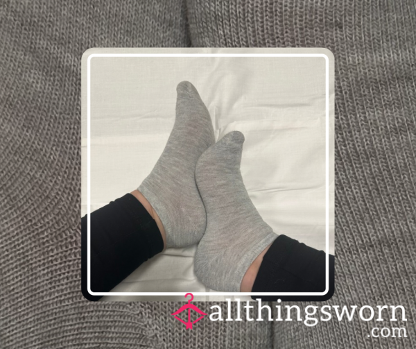 Grey Obsession ⋆ 24 Hours Worn Cotton Socks