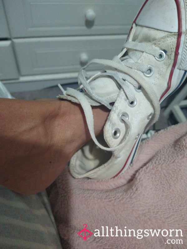 My Favourite Pair Of Converse, Well Worn, Grubby, Stained, Squishy Inside And Smell Of My Gorgeous Feet
