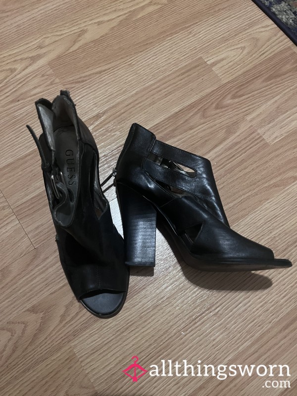 Well Worn Guess Heels