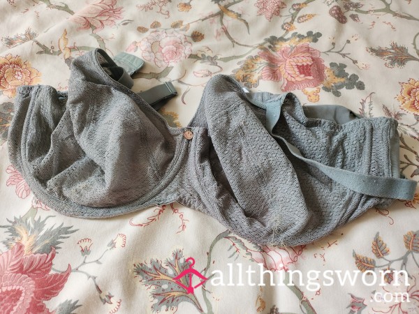 Well-worn Happy-b**bs Bra. My Laundry Game Is So Strong You Get A Scented C*cktail Of Detergent & Sweat