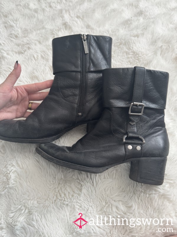 Well Worn Harley Davidson Boots