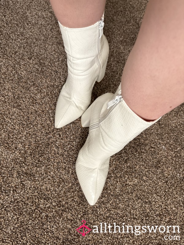 Well Worn High Heel Boots