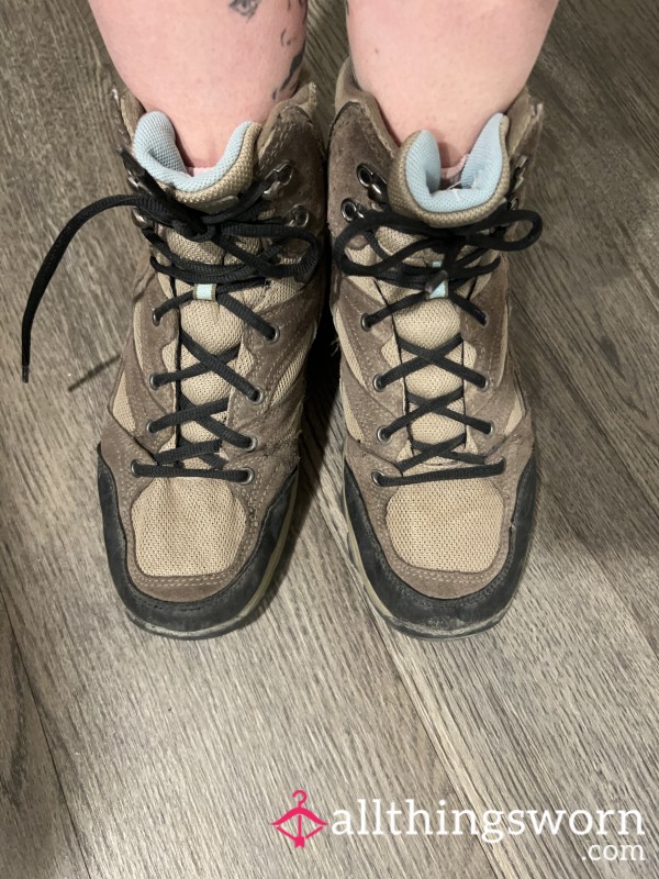 Well-Worn Hiking Boots