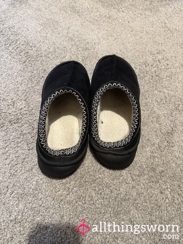 Well Worn House Slippers