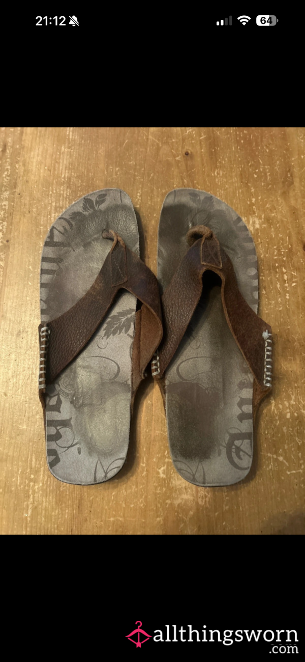 Well Worn In Flip Flops