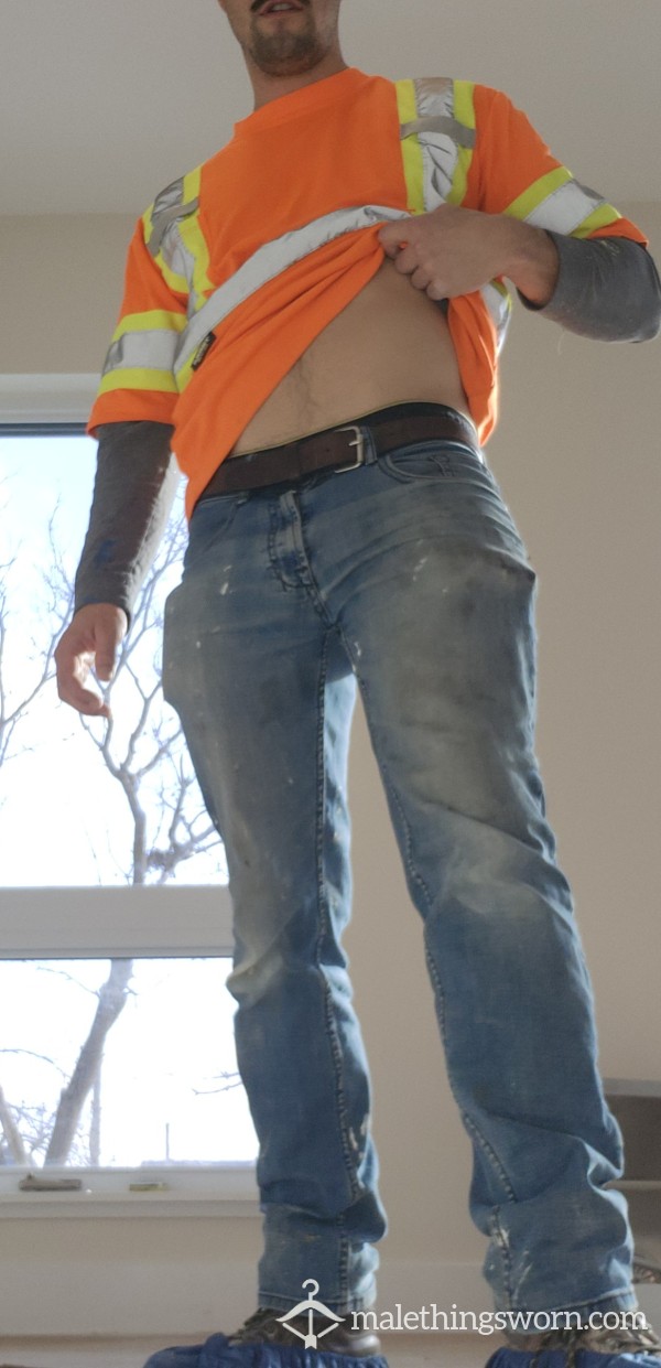 Well Worn Jeans Blue Collar Worker.