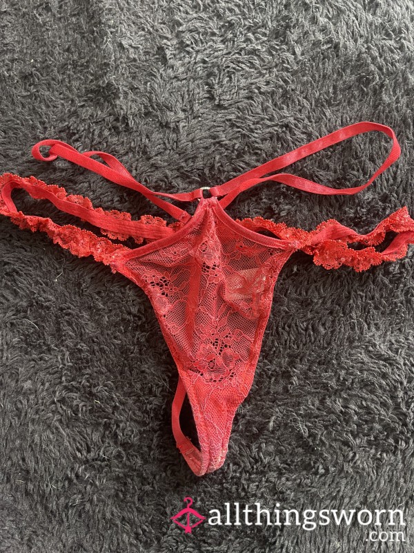 Goddess Well Worn Juicy G String For 4 Days