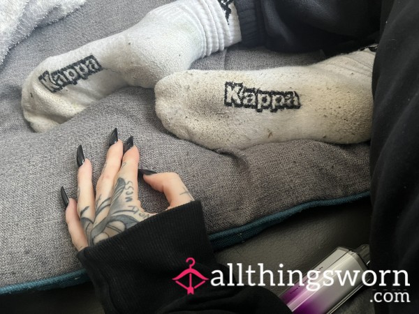 Well Worn Kappa Gym Socks 🖤