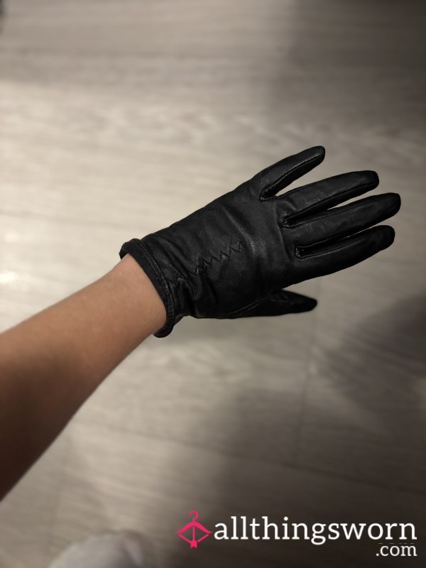 Well Worn Leather Gloves