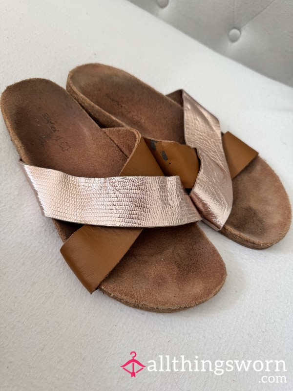 Stinky Dirty Leather Sandals