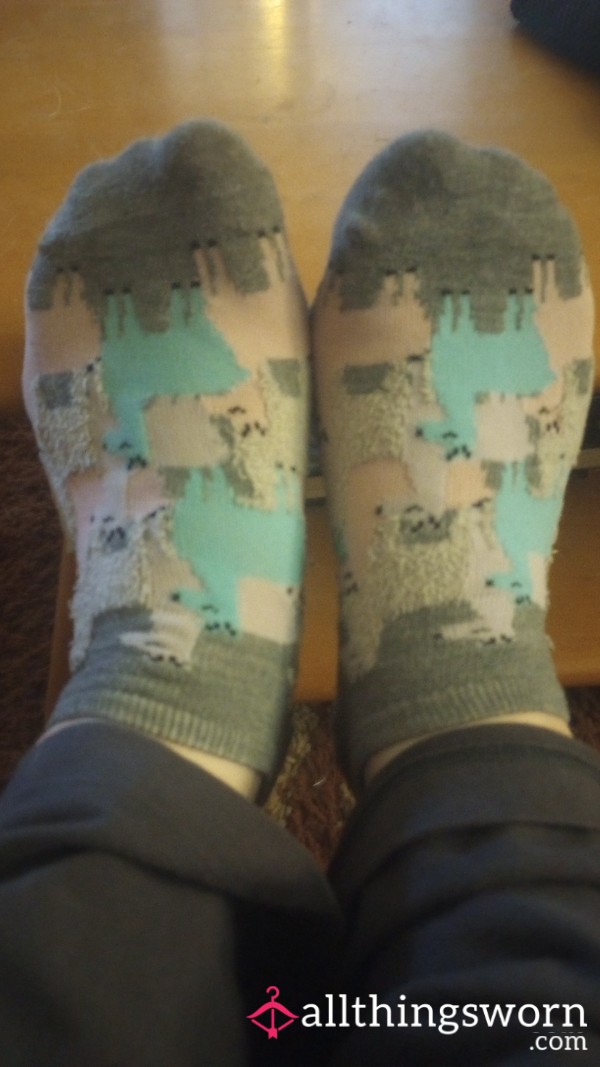 Well Worn Llama Socks