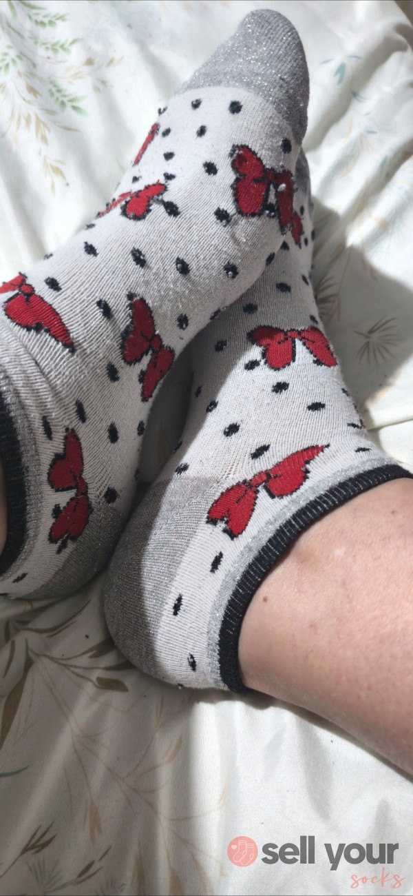 Well Worn Minnie Mouse Socks