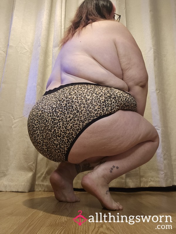 Well Worn M&S Leopard Print Granny Pants