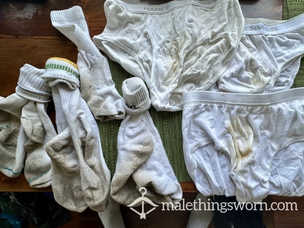 Well Worn, Musky Socks And/r Briefs