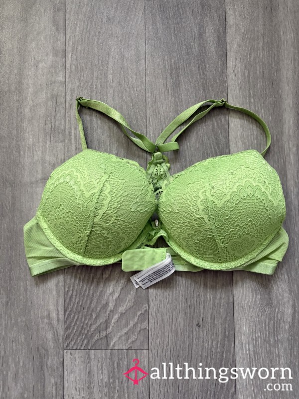 Well Worn Neon Yellow Bra