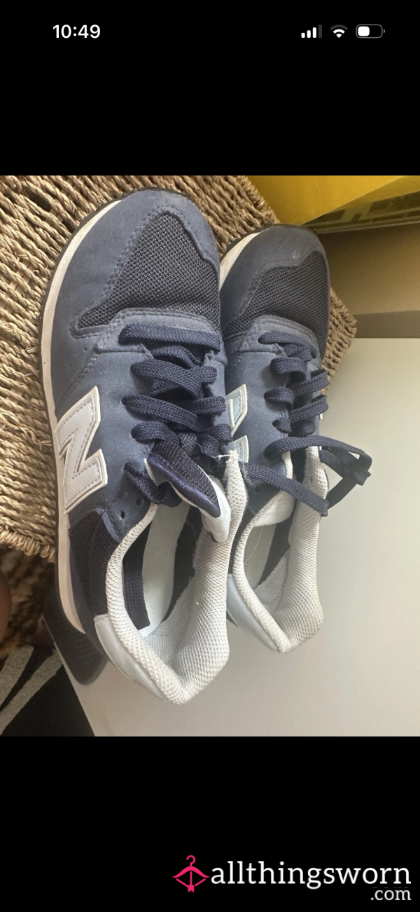 Well-worn New Balance Trainers Available.