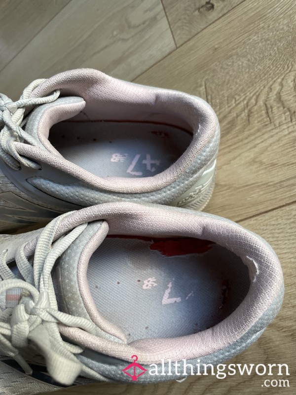 Well Worn New Balance Trainers. Worn Long Shifts In Work So Extra Dirty