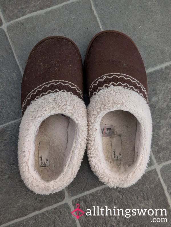 Well Worn Next Fluffy Slippers