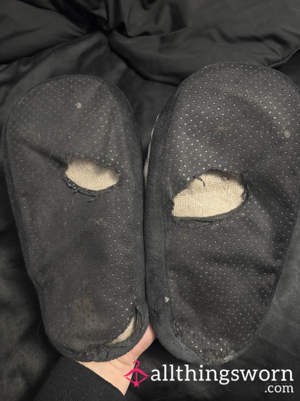 Well Worn Nightmare Before Christmas Slippers