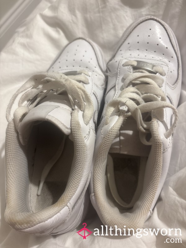 Well Worn Nike Air Force 1’s - Size 4